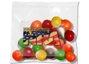 1-ounce Skittle bag give-aways
