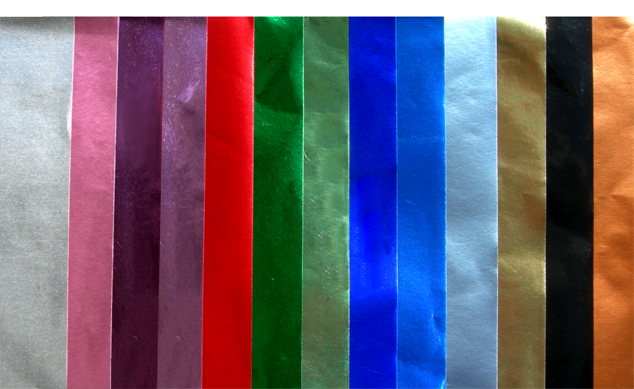 colorful foils