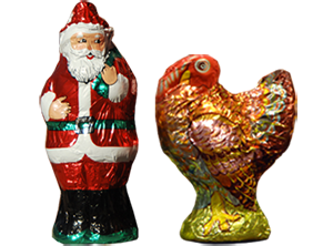 premium chocolate Santa & Turkey