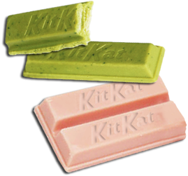 delicious kitkat bars - exotic flavors
