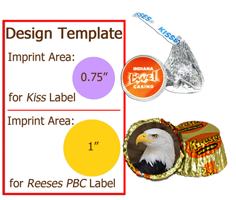 hershey kiss label template