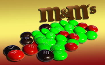 3-color M&M Candy Sale